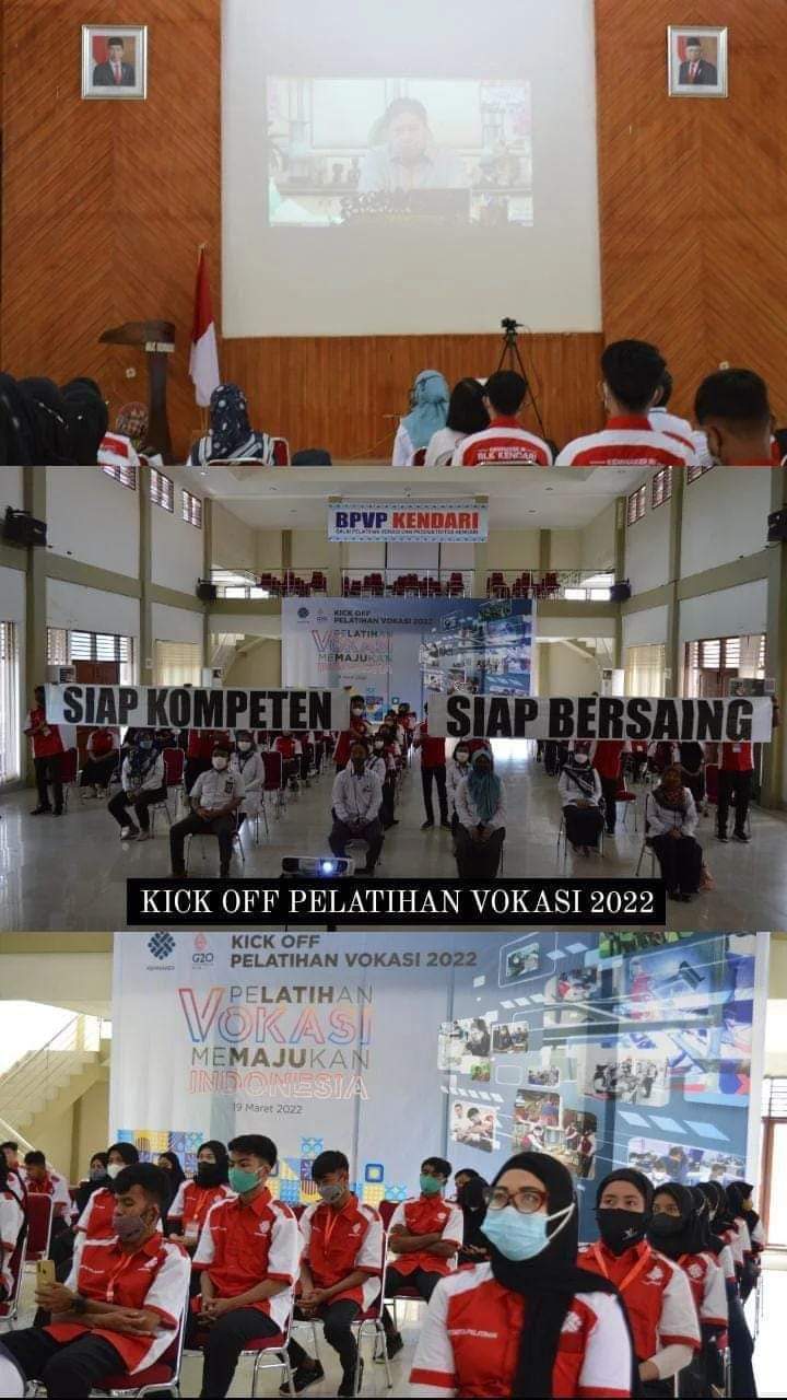Kick Off Pelatihan Vokasi 2022 Menko Airlangga Pelatihan Vokasi