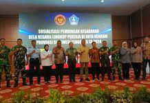 Ditjen Pothan Kemhan RI, Gelar Sosialisasi Pembinaan Kesadaran Bela Negara Lingkup Pekerja di Kota Kendari