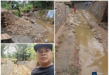 Cegah Lumpur dan Banjir, Tanggul Dibangun di RT 03/RW 06 Baito Kelurahan Wua Wua