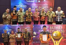 Pemkot Kendari dan BPR Bahteramas Sabet Penghargaan Bergengsi TOP BUMD Awards 2026