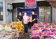 Wali Kota Kendari dan Dirut Bank Sultra Bersinergi Bantu Warga Terdampak Banjir