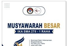IKA SMA 278-1 Raha Gelar Mubes ke-2, Jadi Ajang Konsolidasi Lintas Angkatan