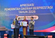 Wali Kota Kendari Terima Penghargaan Apresiasi Pemda Berprestasi 2026 Kemendagri, Kinerja Tekan Pengangguran Diakui Nasional