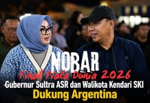 Pemkot Kendari Gelar Nobar Final Piala Dunia 2026, Gubernur Sultra dan Wali Kota Dukung Argentina