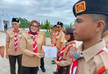Momen Apel Besar Hari Pramuka ke-65 Sultra: Dari Penganugerahan Lencana Melati hingga Apresiasi Duta Jamnas