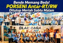 Camat Kadia dan Lurah Bende Tutup PORSENI Antar-RT/RW, Meriah dengan Lulo Bersama