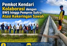 Pemkot Kendari Kolaborasi dengan BWS hingga Pemprov Sultra Atasi Kekeringan Sawah