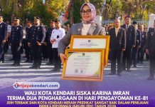 Walikota Siska Karina Imran Antar Kendari Jadi Kota dengan Pengelolaan JDIH Terbaik di Sulawesi Tenggara