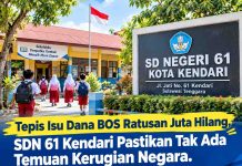 Tepis Isu Dana BOS Ratusan Juta Hilang, SDN 61 Kendari Pastikan Tak Ada Temuan Kerugian Negara