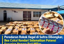 Peredaran Rokok Ilegal di Sultra Dibongkar, Bea Cukai Kendari Selamatkan Potensi Kerugian Negara Rp4 Miliar