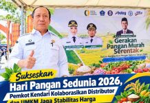 Sukseskan Hari Pangan Sedunia 2026, Pemkot Kendari Kolaborasikan Distributor dan UMKM Jaga Stabilitas Harga
