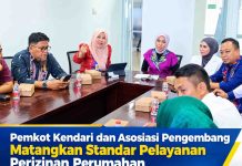 Pemkot Kendari dan Asosiasi Pengembang Matangkan Standar Pelayanan Perizinan Perumahan