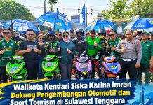 Walikota Kendari Siska Karina Imran Dukung Pengembangan Otomotif dan Sport Tourism di Sulawesi Tenggara